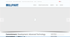 Desktop Screenshot of millpart.dk