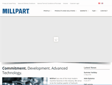 Tablet Screenshot of millpart.dk